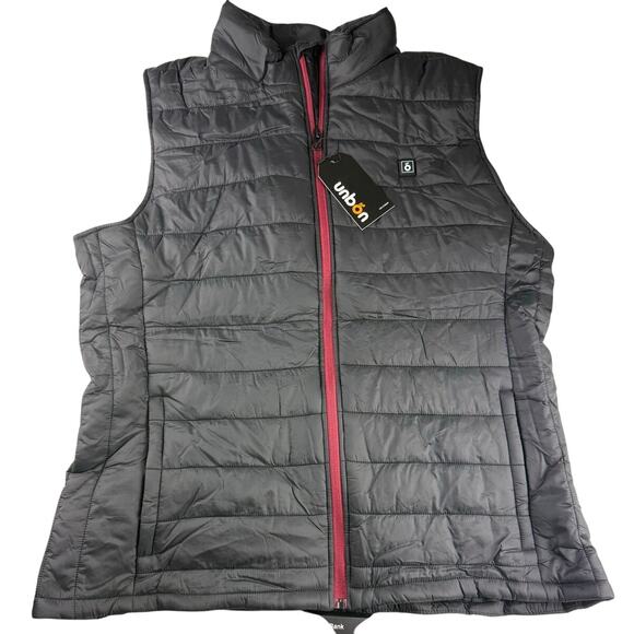 UNBON Heated Vest Women's XXL with Battery Pack black - Picture 1 of 11